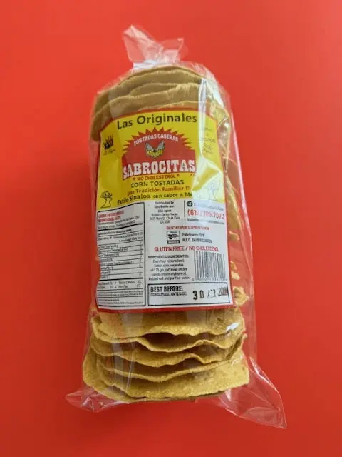 Tostadas Sabrocitas paquete rojo