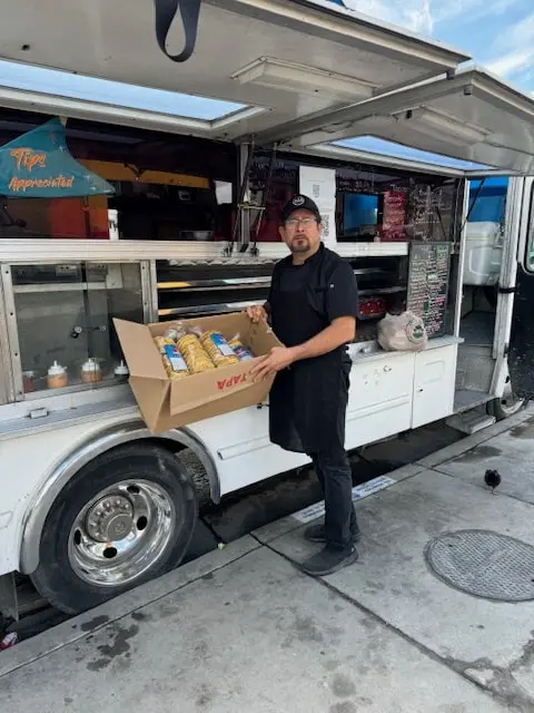 Tostadas sabrocitas en mariscos