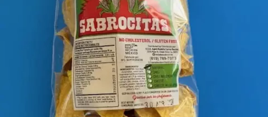 Tostadas Sabrocitas paquete azul